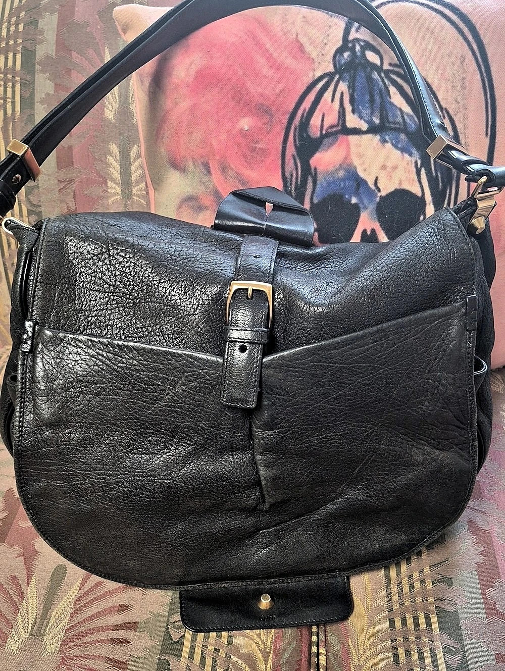 Chloé Mavis Shoulder/crossbody Bag Buttery Soft Leather Black
